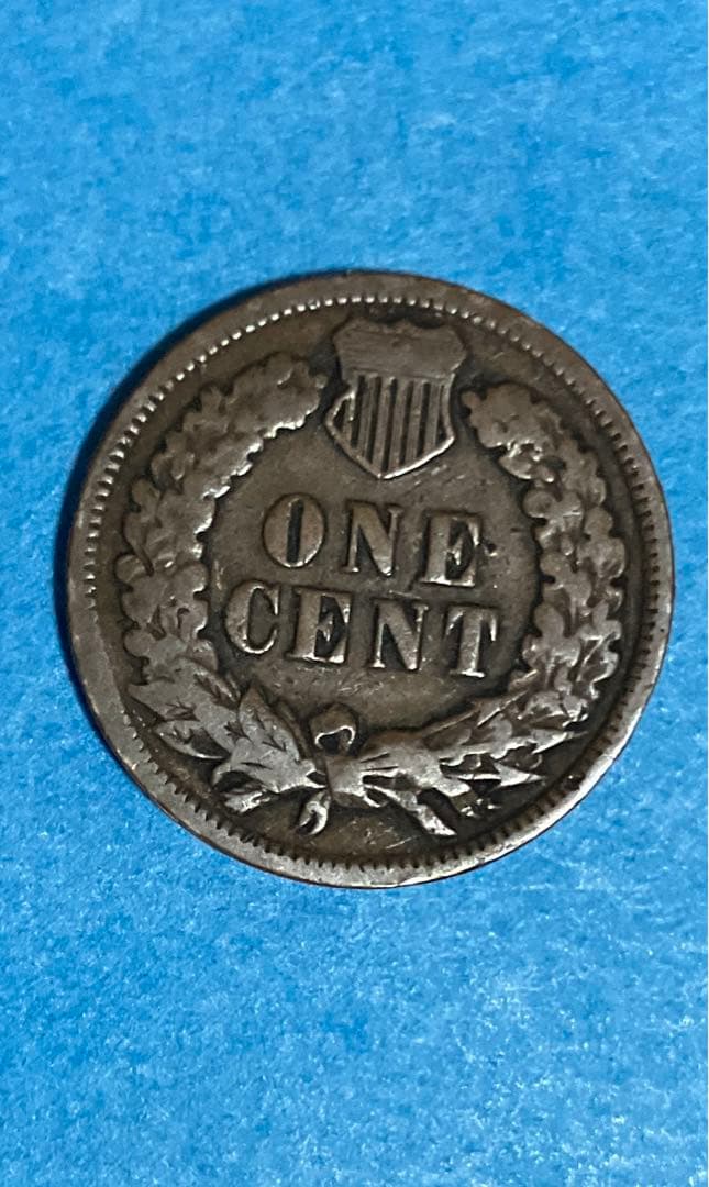 1901年 アメリカ インディアンヘッド1セント硬貨 A - メルカリ