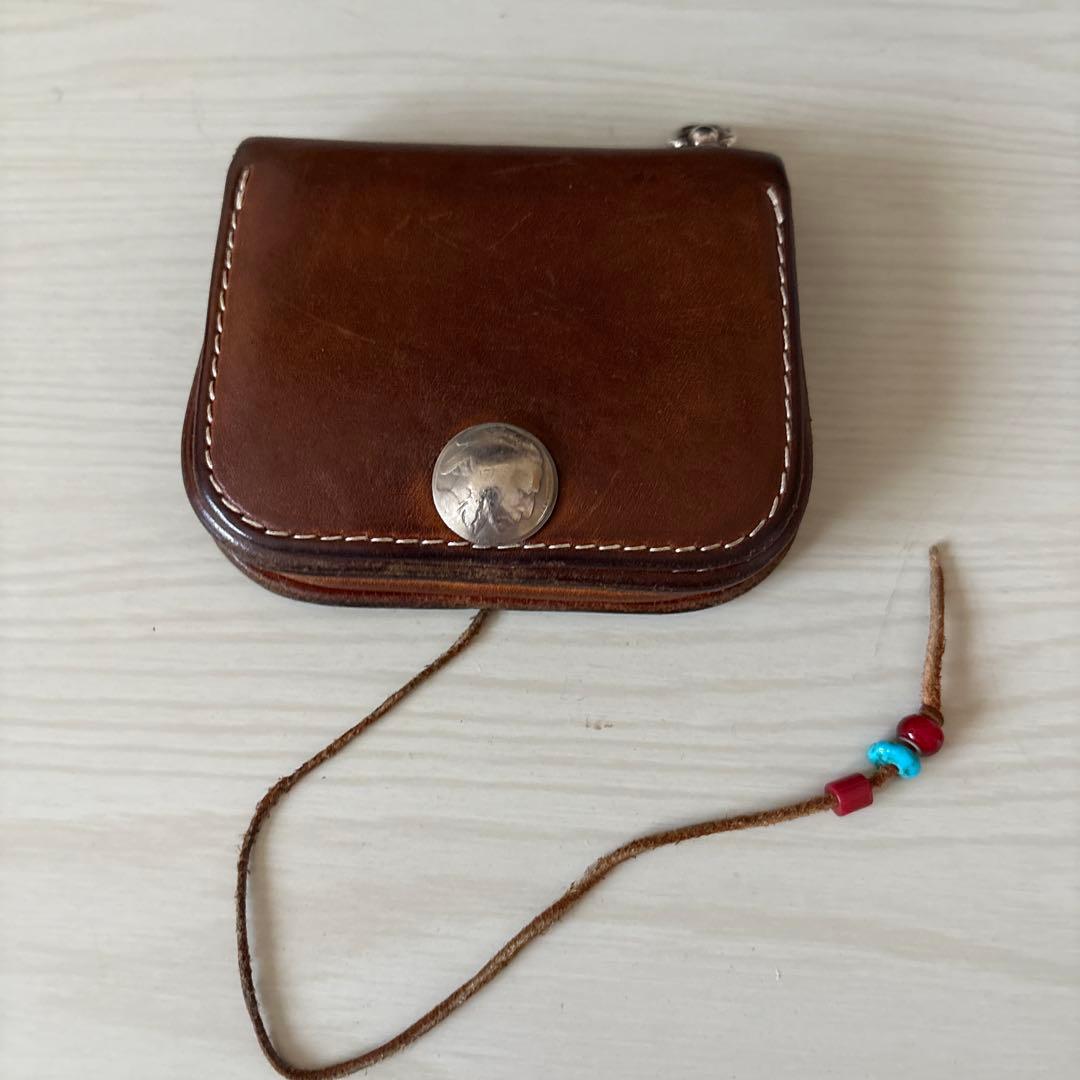 goro's ゴローズ 角型小銭入れ コンチョ レザー ケース