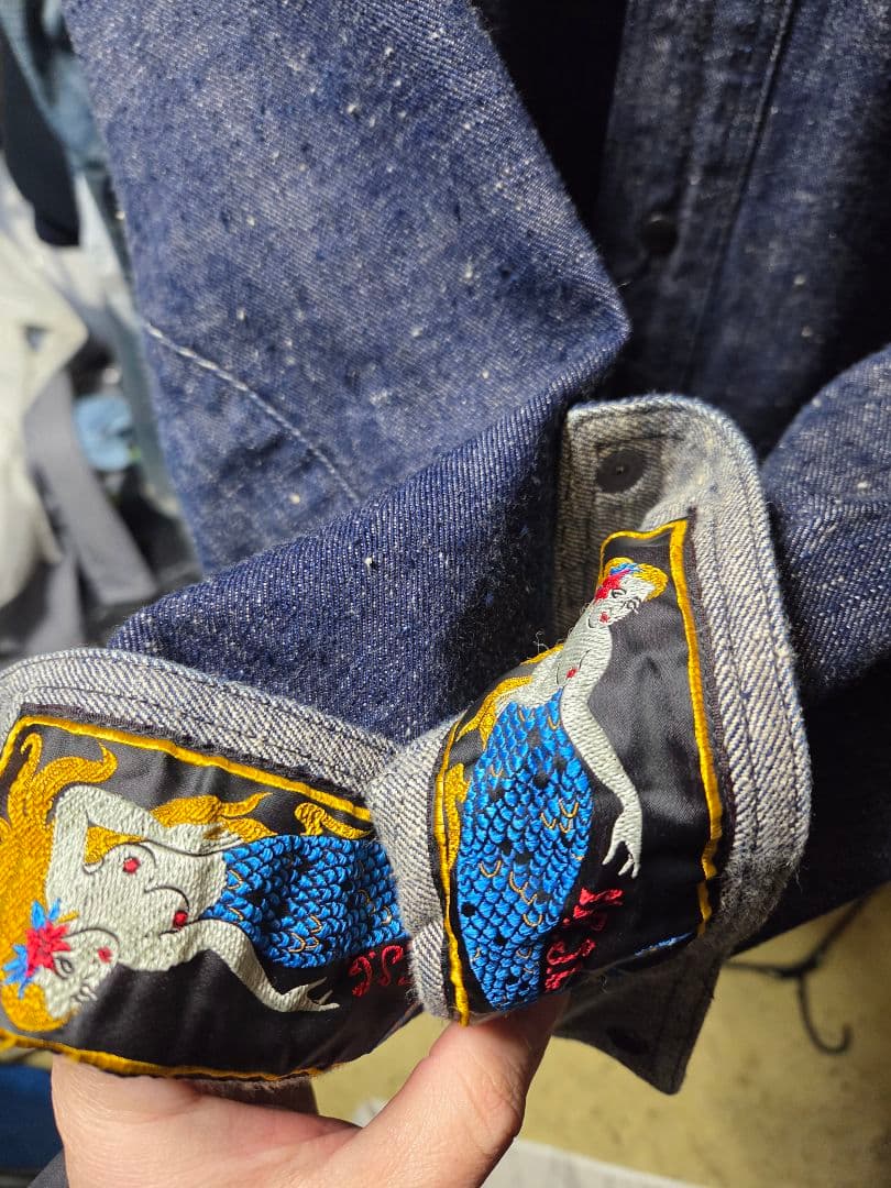 SUGARCANE×Mr.freedom 砂糖黍デニムCPOシャツ - メルカリ