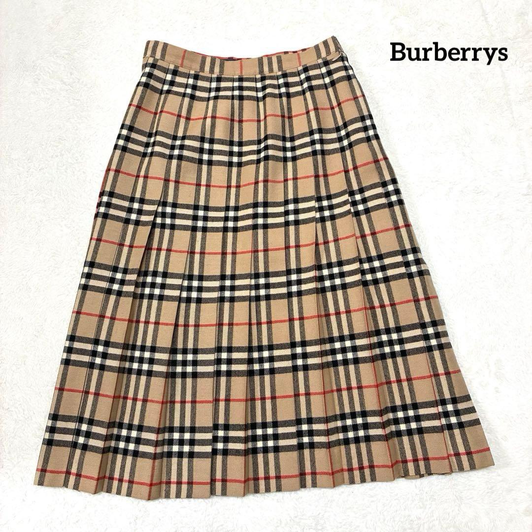 美品✨Burberrys バーバリーズ ノバチェック プリーツスカート