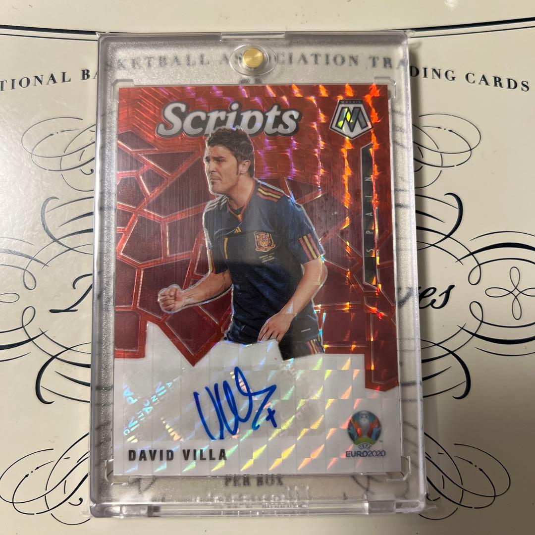 ダビド ビジャ Panini Mosaic 直筆サイン チームカラー topps ダビド ビジャ サインカード - メルカリ