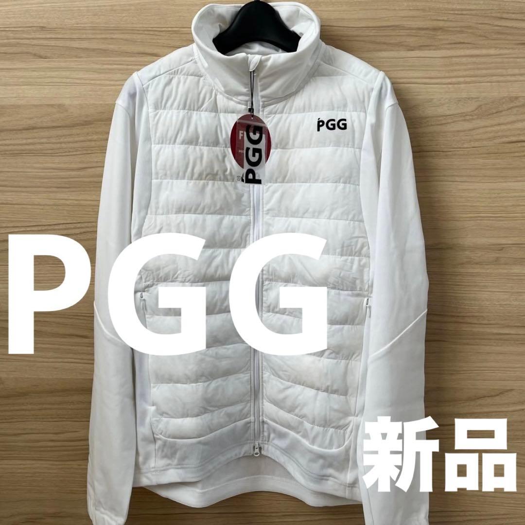 新品★49,500円 PGG パーリーゲイツ 中綿ダウンジャケット 白×黒ロゴM PEARLY GATES（パーリーゲイツ） 【新品】パーリーゲイツ ダウン