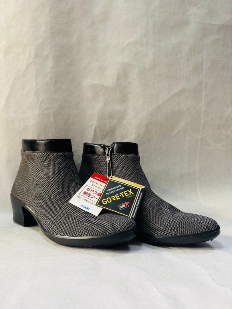 アサヒシューズ トップドライ　ゴアテックス　ヒールブーツ　未使用 新品未使用】アサヒシューズ トップドライ ゴアテックス ヒールブーツ
