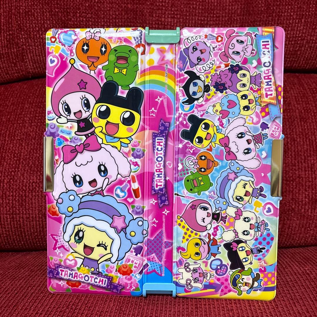 ま*読様 平成レトロTamagotchiたまごっち 両面マチック筆箱 ペンケース