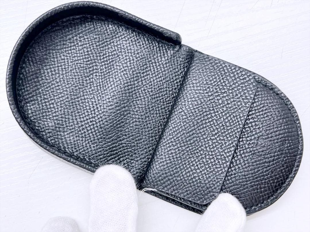 未使用保管 美品 ダンヒル カドガン ロゴ フラップ コインケース