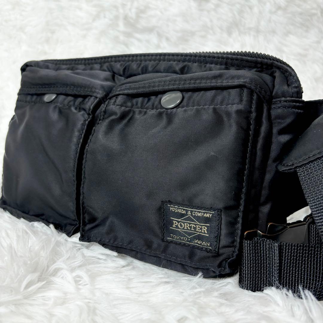 極美品】廃盤 PORTER ポーター タンカー ウエストポーチ ボディバッグ