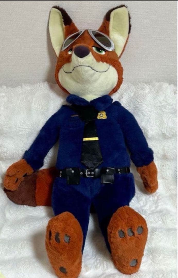 ★期間限定★ 上海ディズニー　ズートピア　ニック　ぬいぐるみ　大きい 上海ディズニー ズートピア ニックぬいぐるみ ニック巨大ぬいぐるみ L