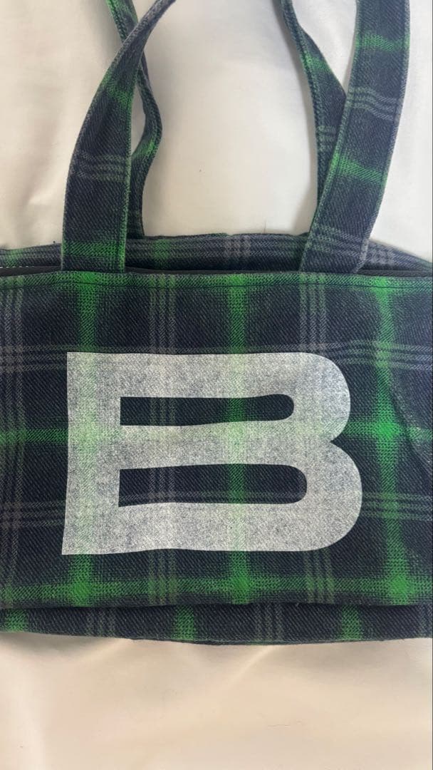 beeden ビーデン MINI B LOGO BAG チェック柄 - メルカリ