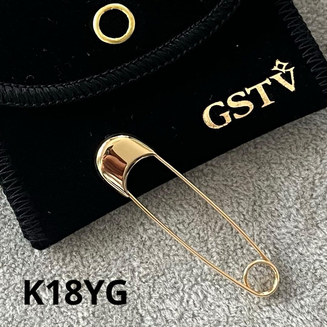 K18YG ストールピン GSTV
