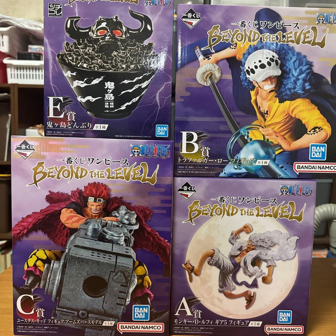 ワンピース BEYOND THE LEVEL フィギュア 4種
