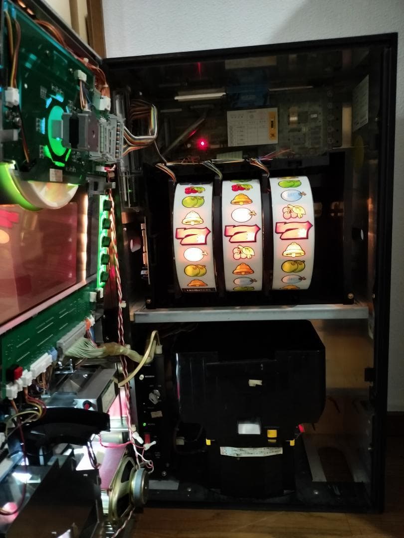 パチスロ実機】オリンピア☆ラスベガス【コイン不要機付】4号機・超