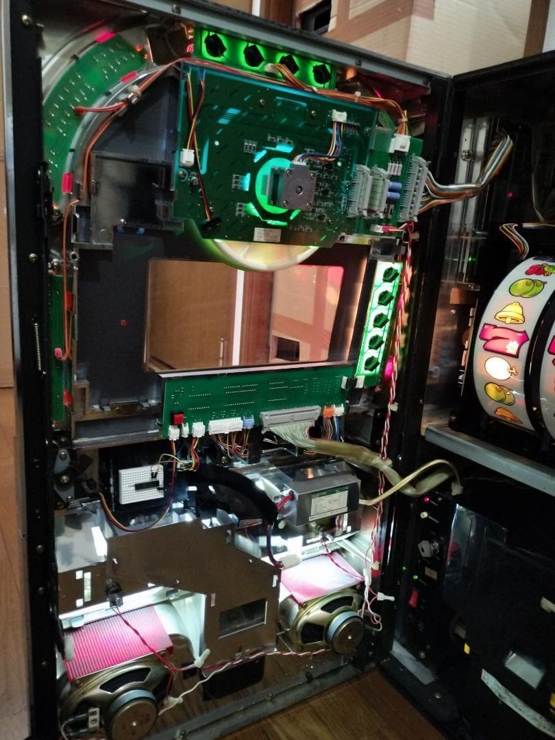 パチスロ実機】オリンピア☆ラスベガス【コイン不要機付】4号機・超