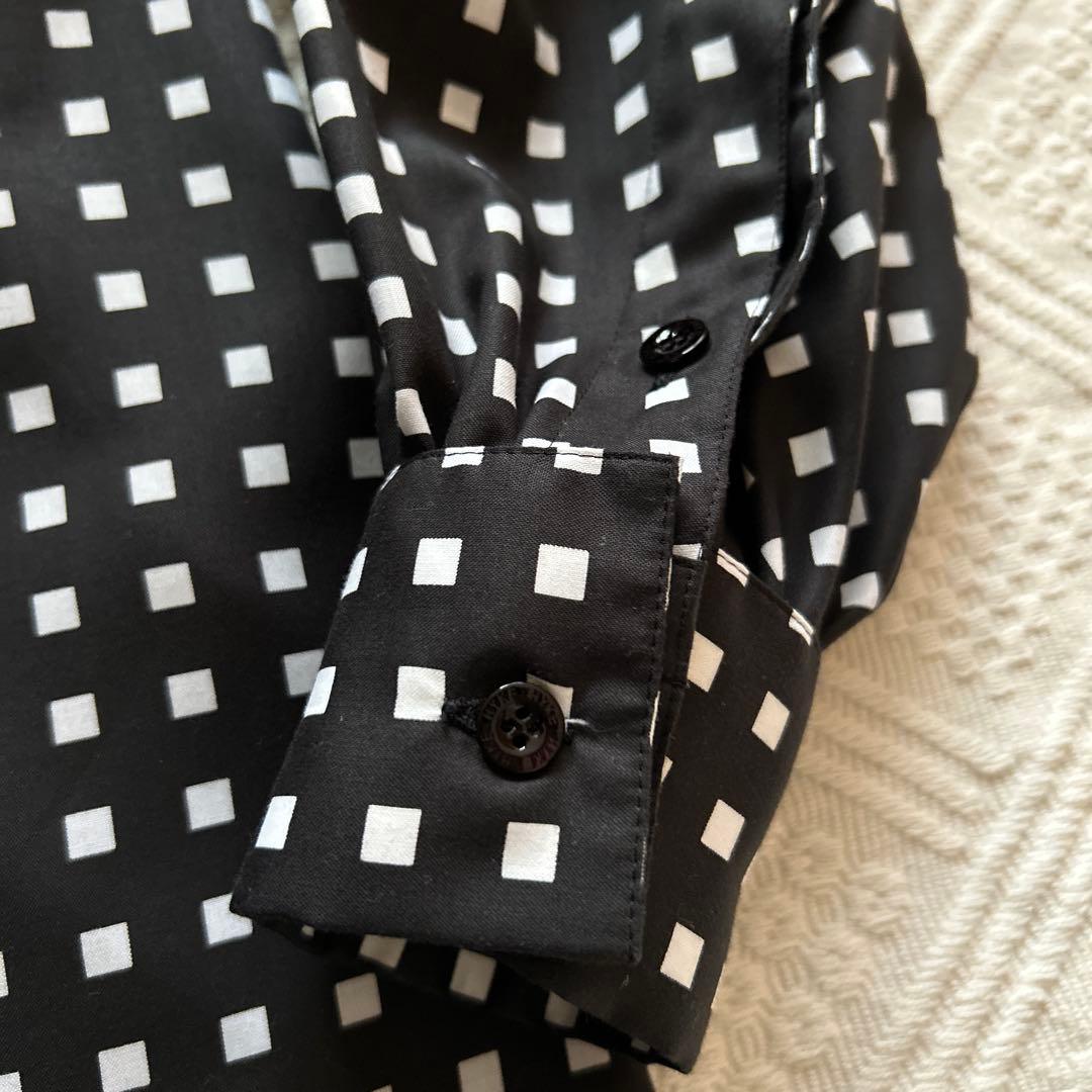 HYKE 2023AW 柄 長袖ブラウス