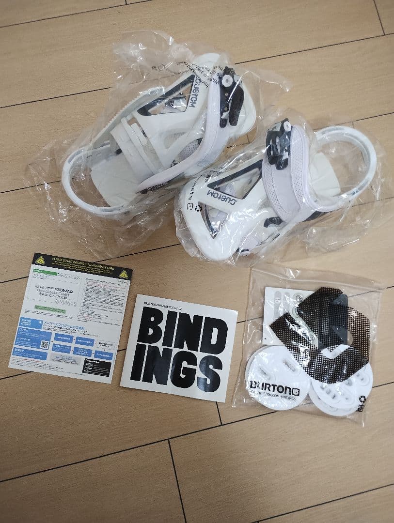 ★BURTON★バートン★ビンディング★カスタム★白★24-26cm★ジャンク★
