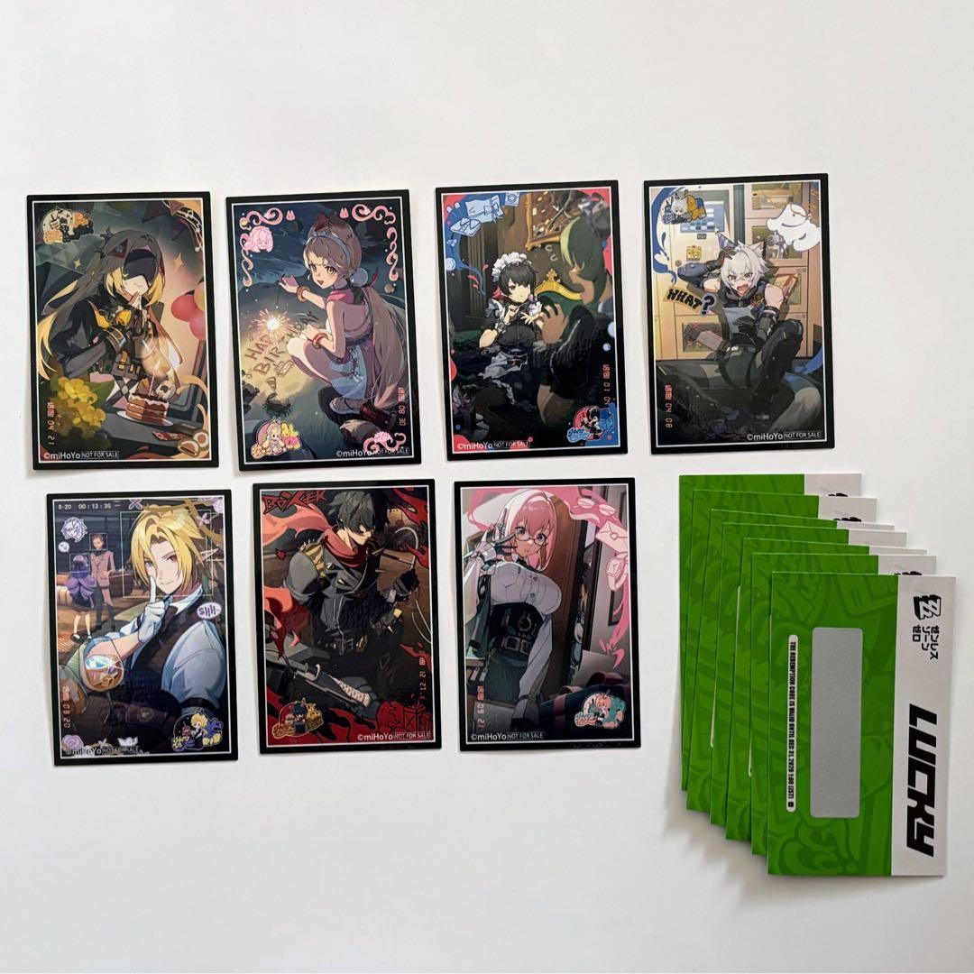 ゼンレスゾーンゼロ ゼンゼロ GIGO 特典 ステッカー（7種セット