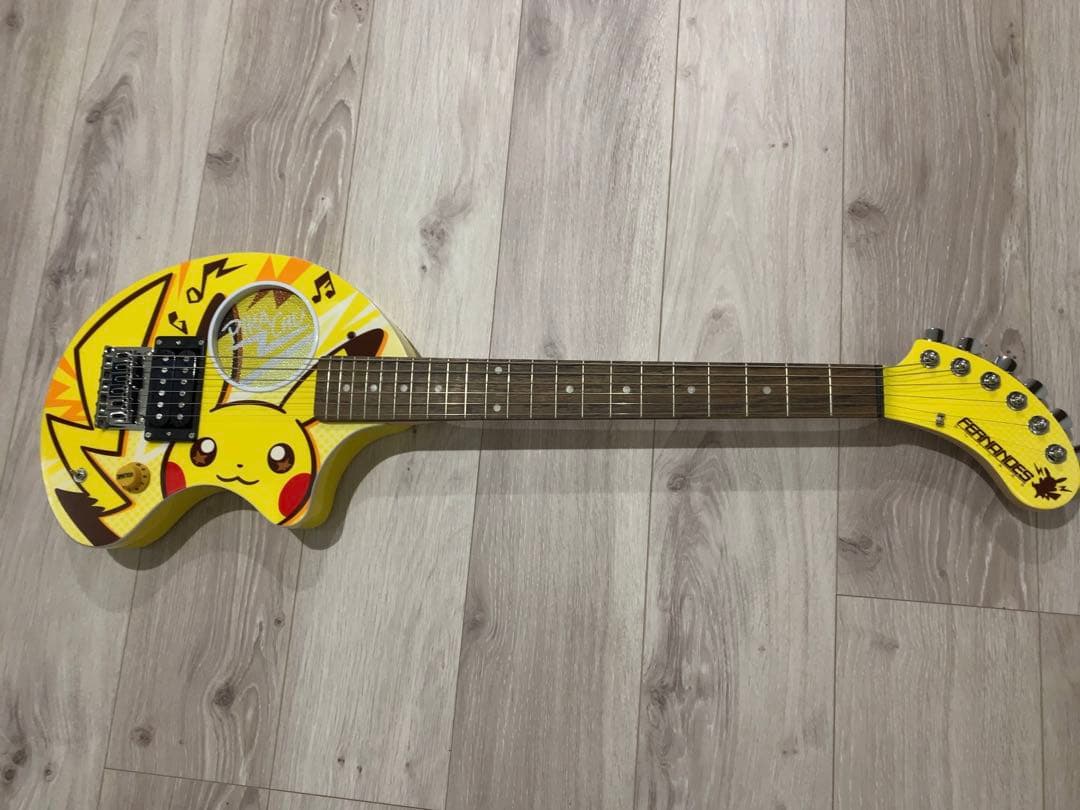 限定品】ピカチュウ エレキギター フェルナンデスFERNANDES - メルカリ