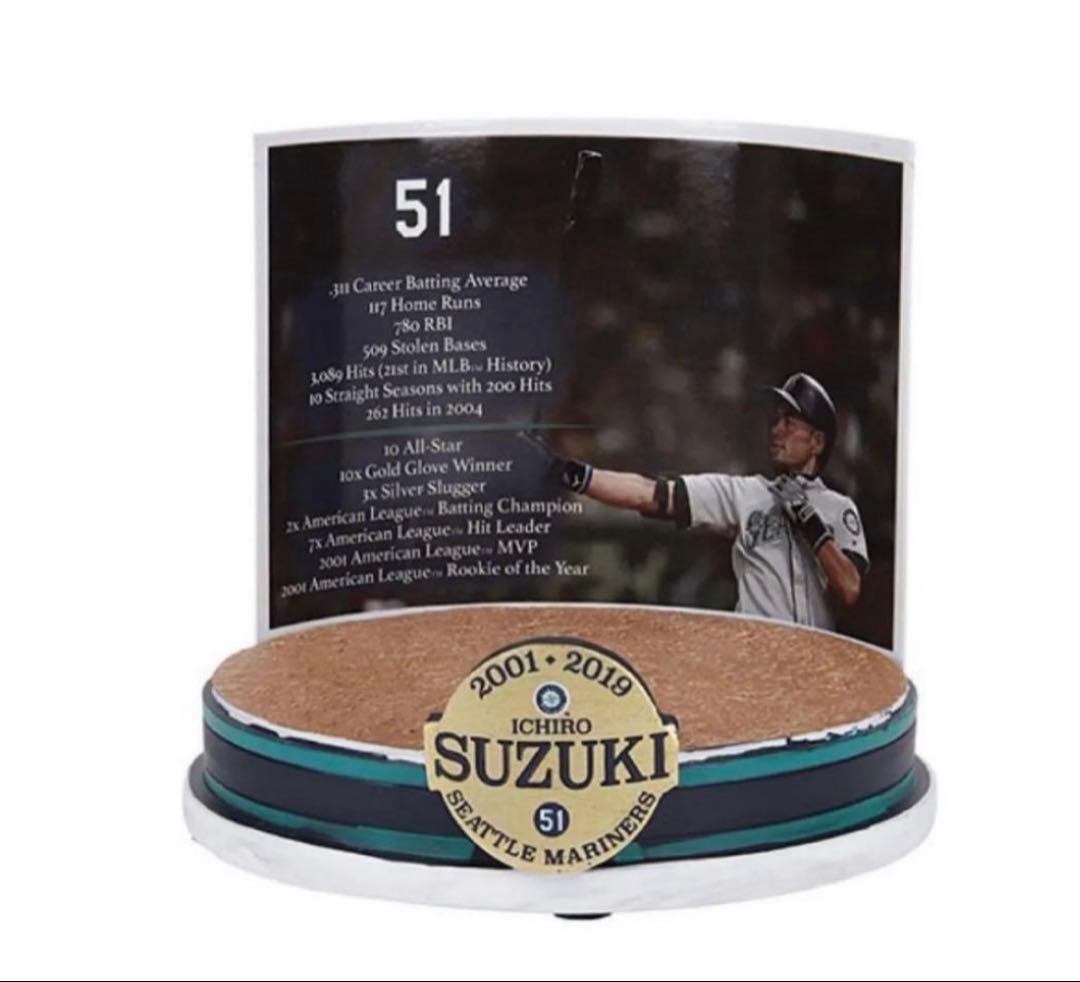 イチロー MLB公式 限定ボブルヘッド 記念台座付 殿堂入り記念 - メルカリ