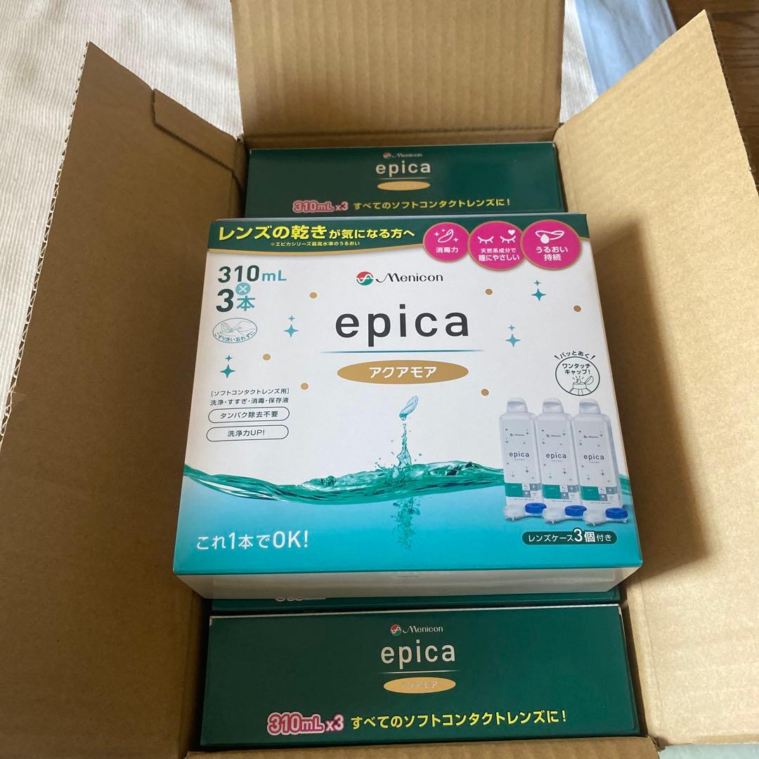 メニコン　エピカ　アクアモア　6ケース　18本