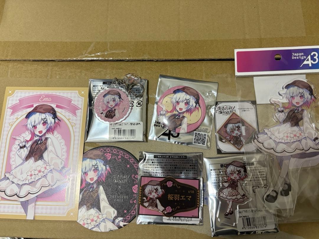 魔法少女ノ魔女裁判 江ノ島カフェコラボ 桜羽エマ コンプセット