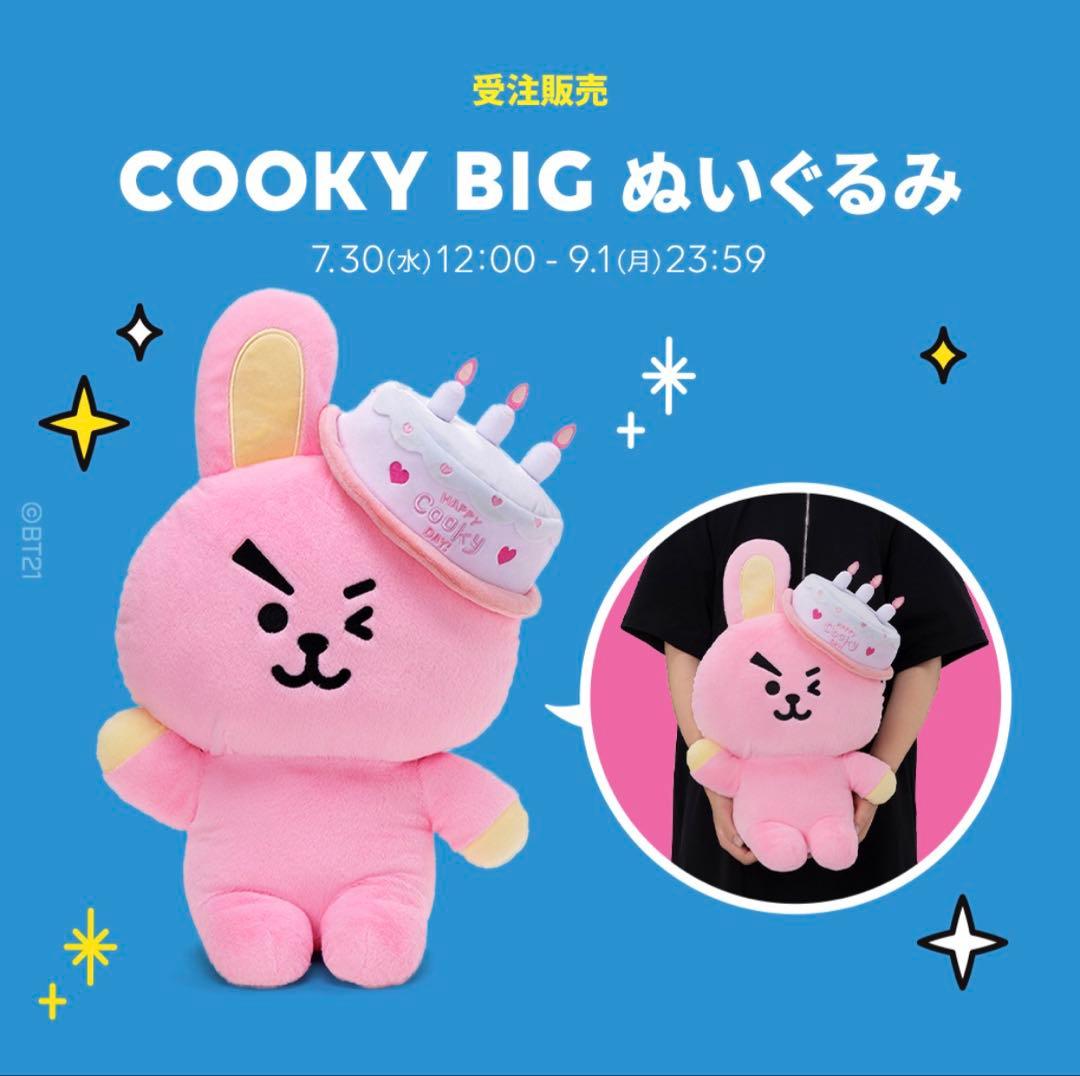 BIGぬいぐるみ(FULL OF COOKY) COOKY jungkook