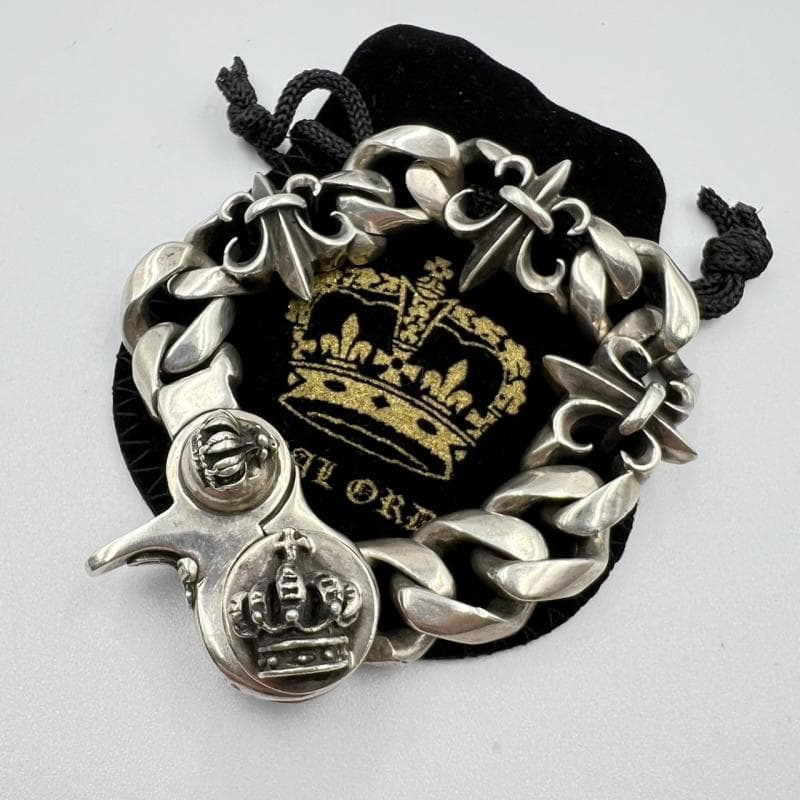  ORDER ブレスレット 喜平 FDL リンクス ダブルクラウン