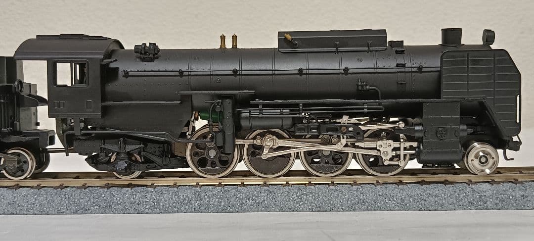 HOゲージ 天賞堂アダチ D52蒸気機関車 戦時型、メンテナンス済 - メルカリ