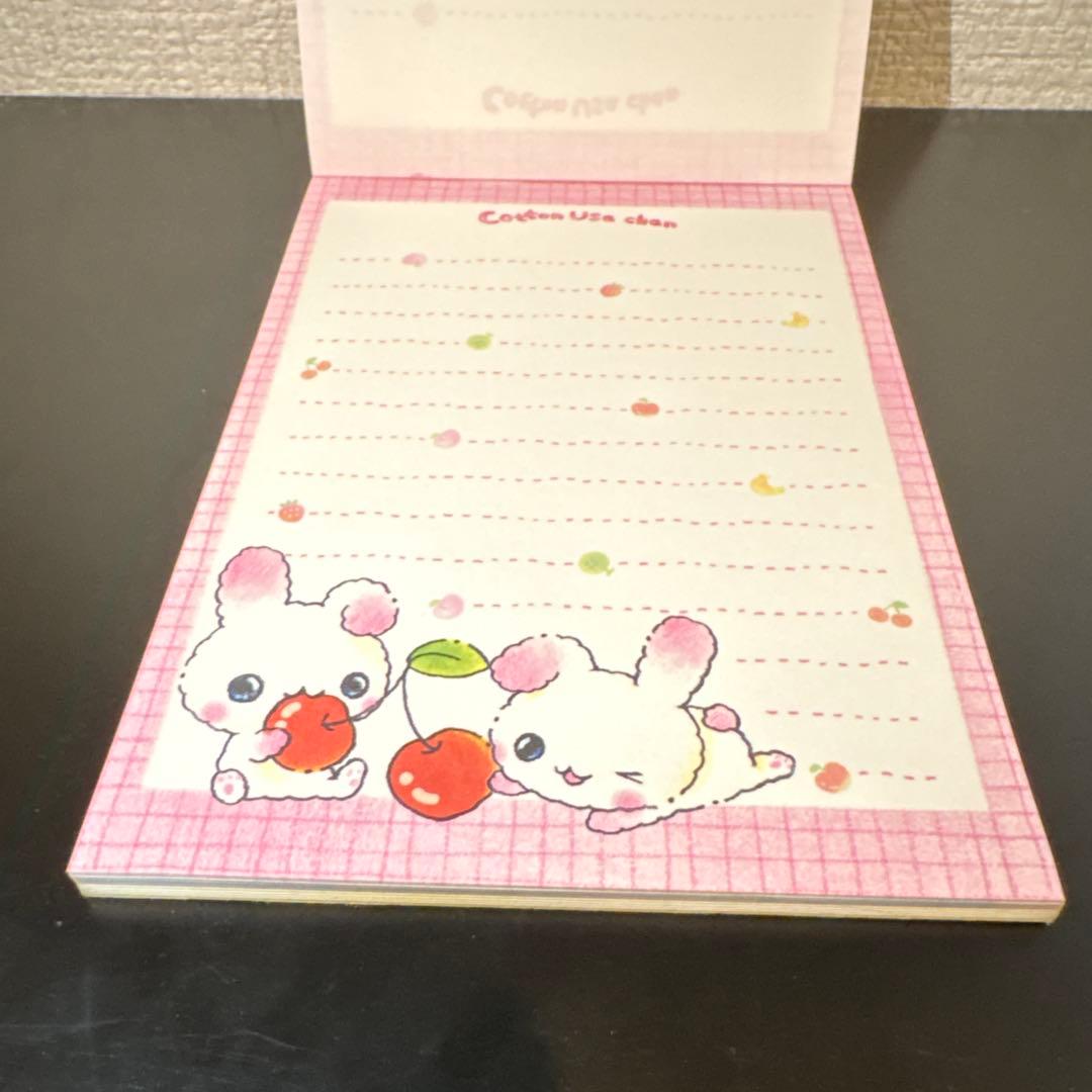 平成レトロ 激レア 希少 うさぎ Cotton Usa chan メモ帳 - メルカリ