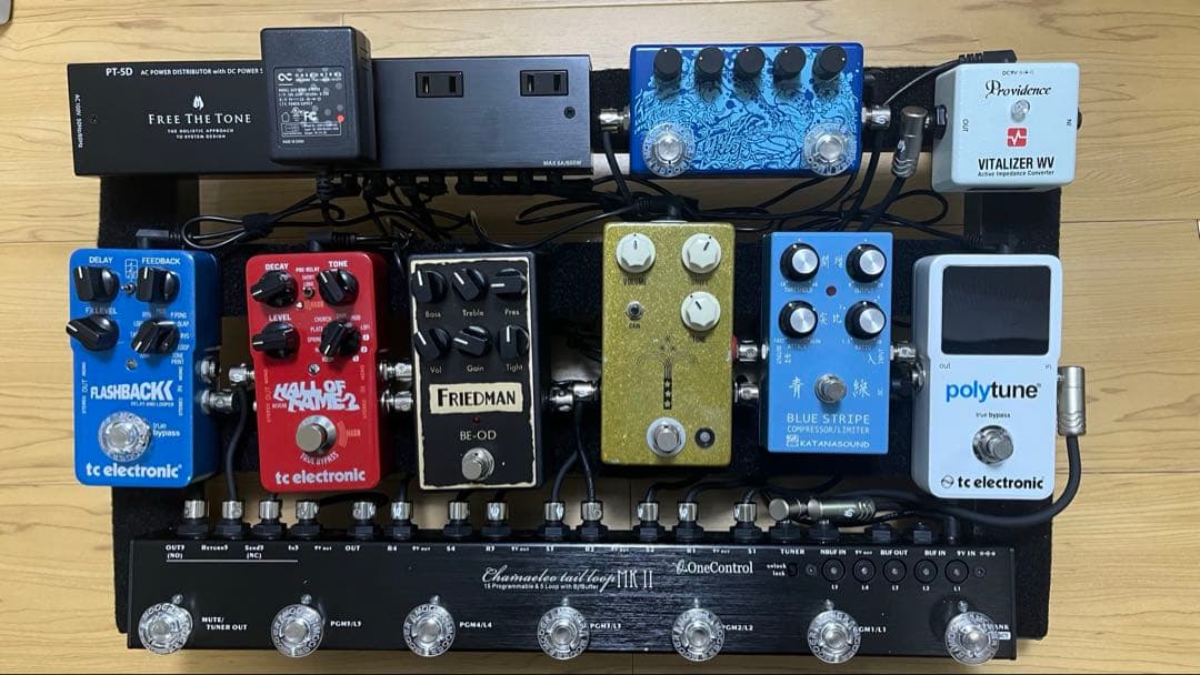 エフェクターボート(ギター用) 組み込み済み　セット