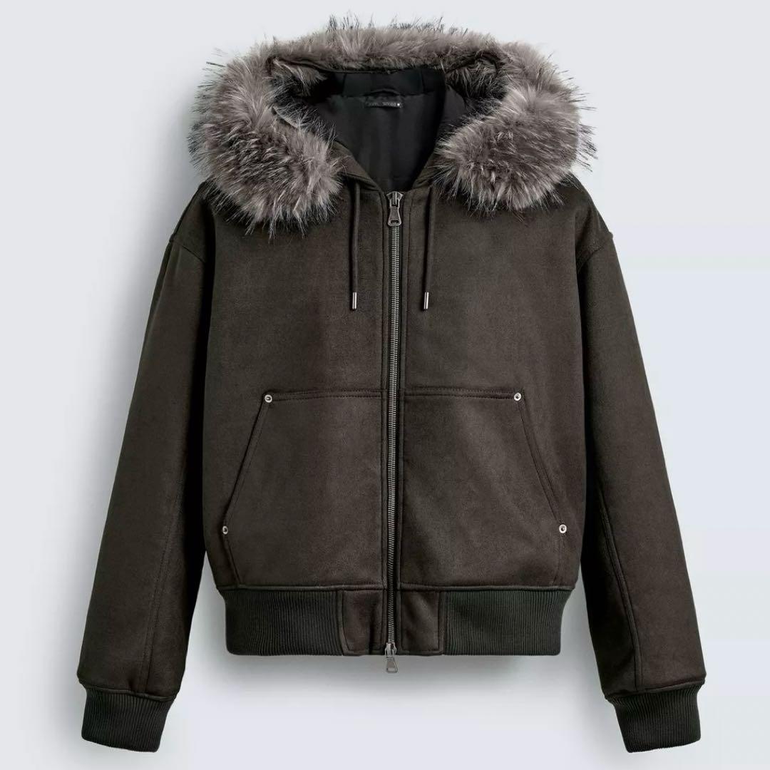 フェイクスエード キルティングジャケット フードファージャケット ライダースジャケット ファージャケット レディース アウター ショート