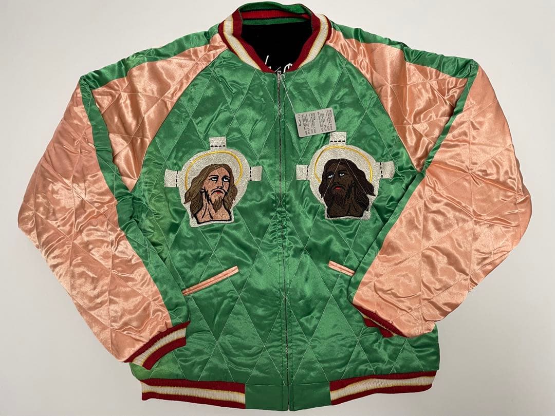 セントマイケル×デニム ティアーズ リバーシブルスカジャン　S