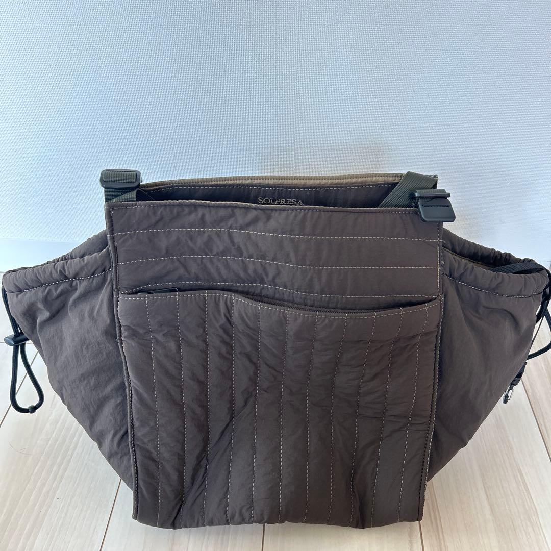 美品】ソルプレーサ Mサイズ マザーズバッグ カーキ - メルカリ