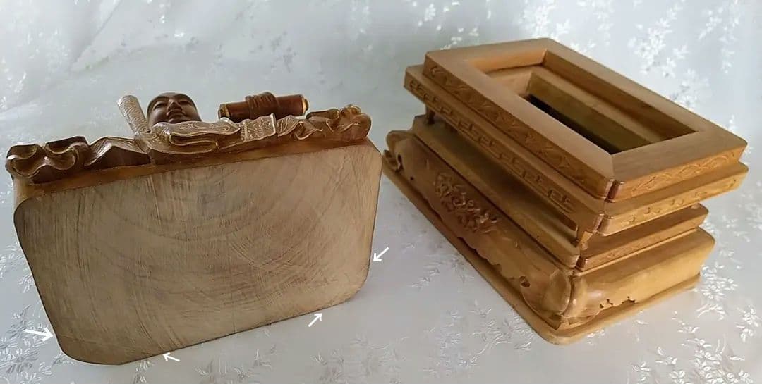 日蓮聖人坐像 3.5寸 #072 金彩有り ◇白檀 木彫 仏像 - メルカリ