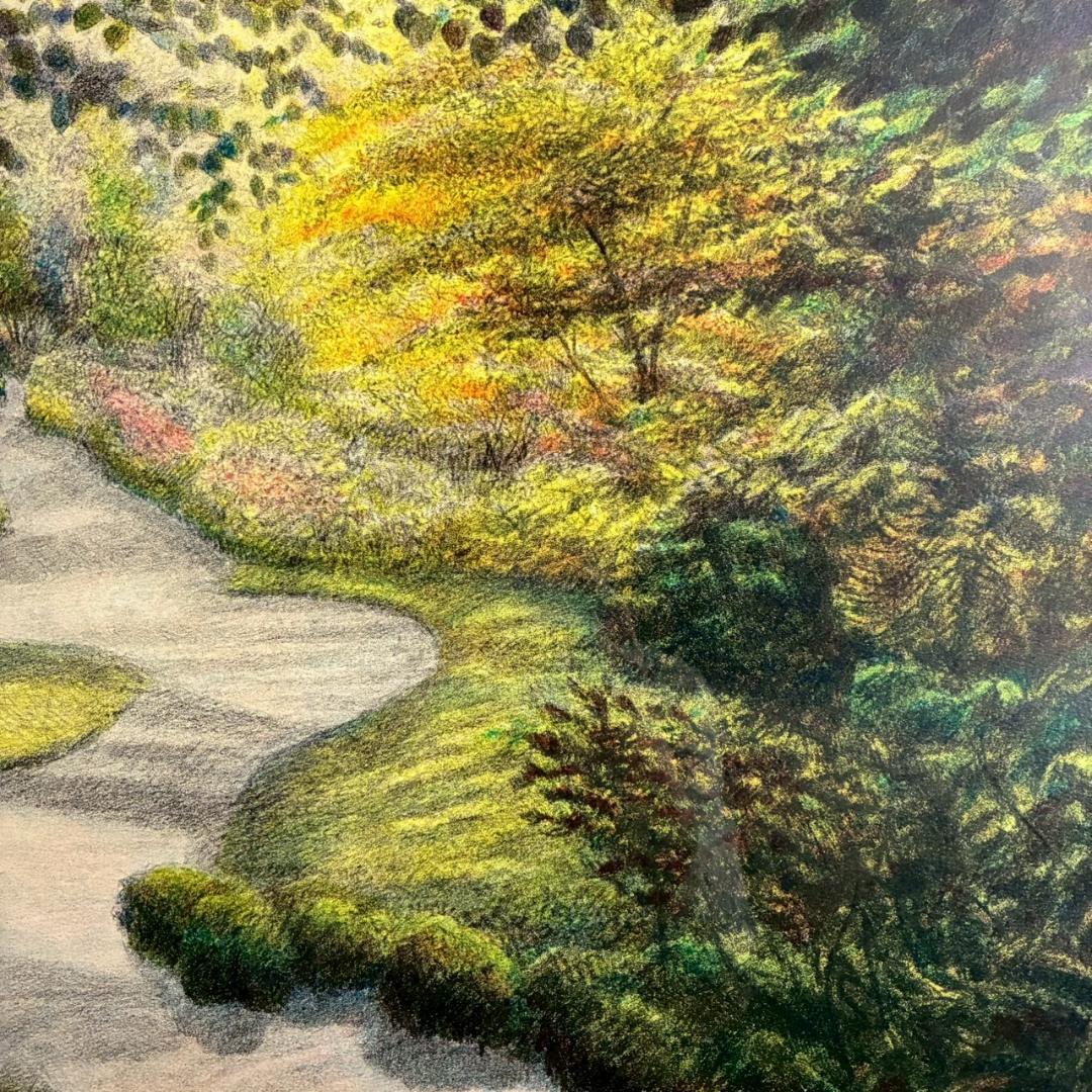 ハロルド・アルトマン「trio」リトグラフ 1988年 直筆サイン入り 額縁