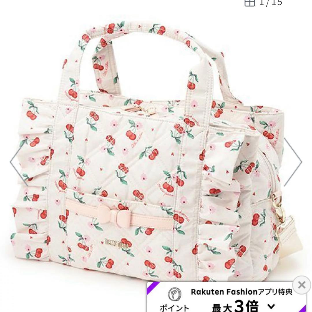mezzo piano cath kidston マザーズバック　うさぎチャーム お気に入りマザーズバッグ🍒´- Cath Kidston × mezzo piano🎀.⋆ 軽く