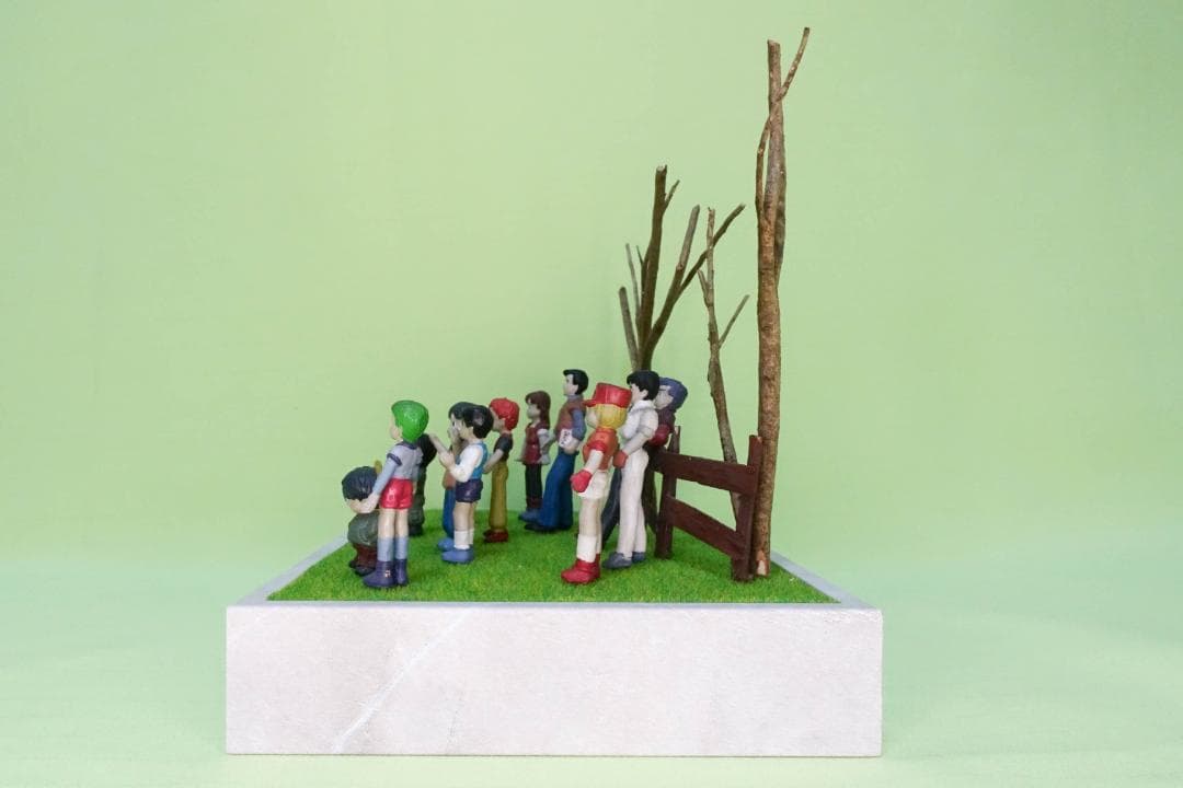 銀河漂流バイファム 消しゴムフィギュア ジオラマ - メルカリ