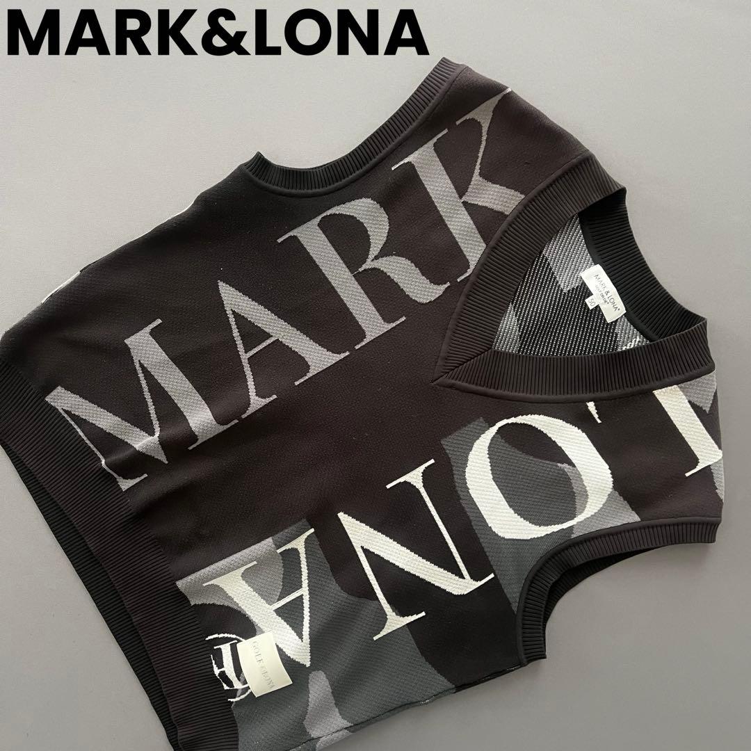 MARK&LONA マークアンドロナ　ニット　ベスト　メンズ　ゴルフ　XL 50 MARK&LONA（マークアンドロナ） 【美品】マークアンドロナ ニット