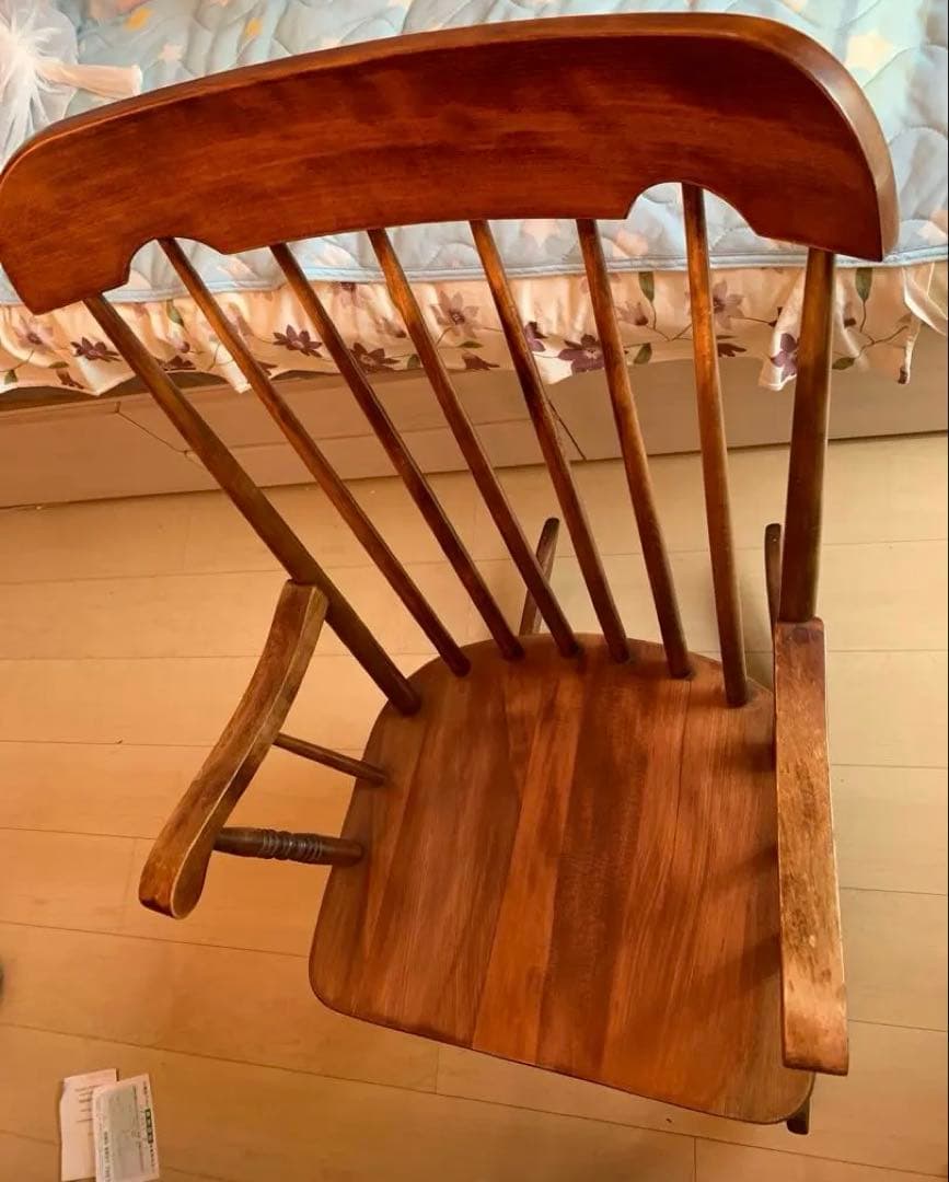 【引取り限定】キツツキマークの飛騨産業　ロッキングチェア