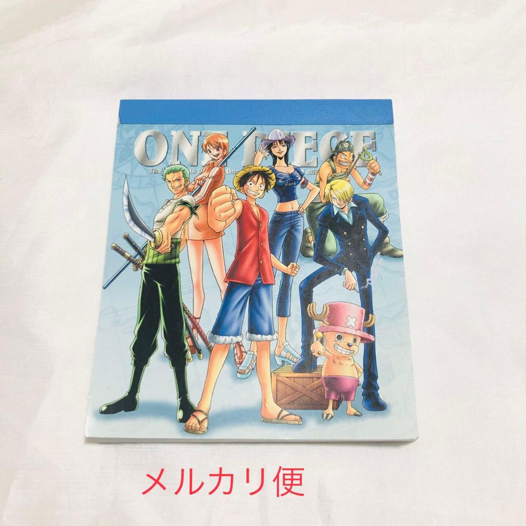 ONE PIECE メモ帳 ワンピース ルフィ ゾロ サンジ チョッパー - メルカリ