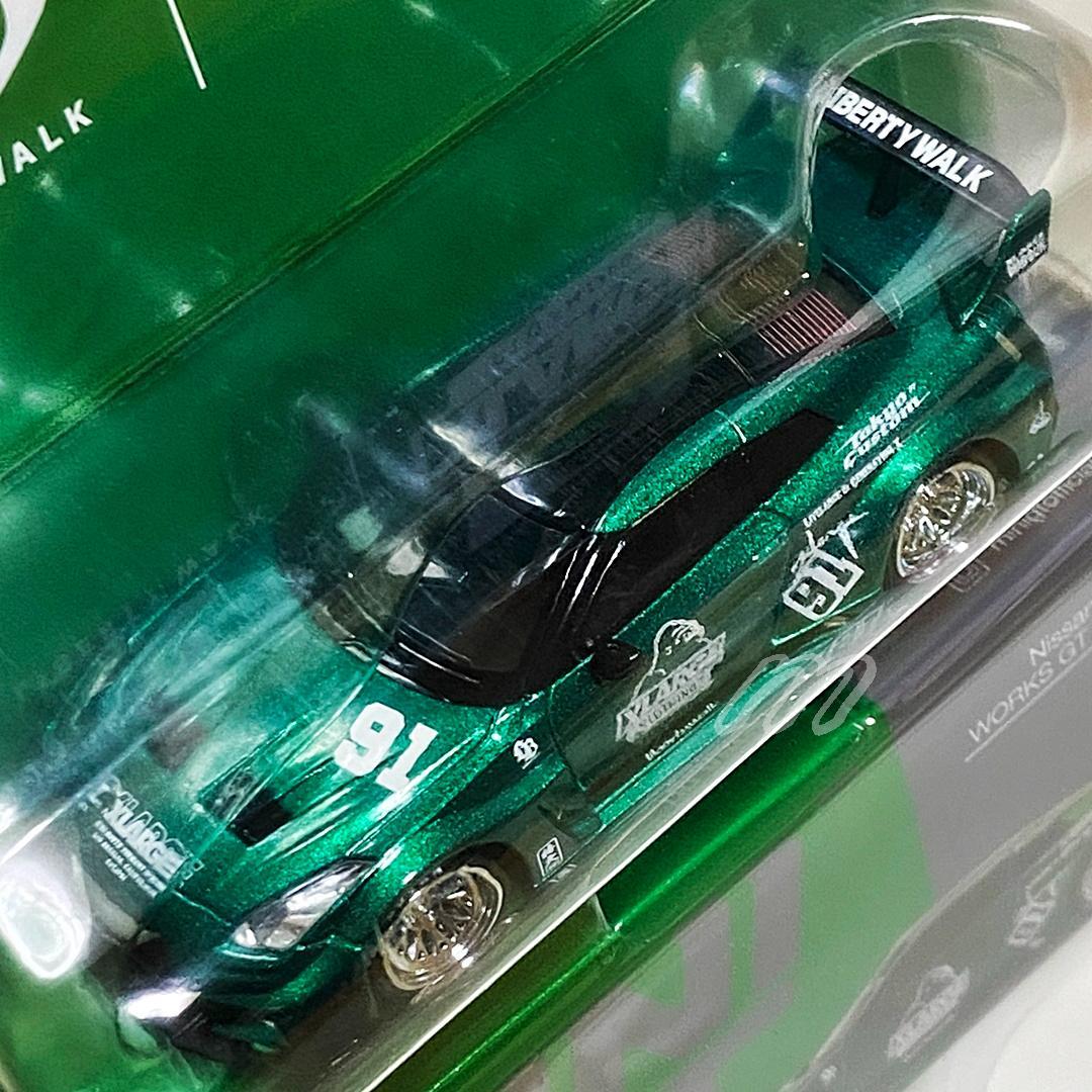 MINIGT LBWK × XLARGE GT NISSAN 35GT グリーン - メルカリ