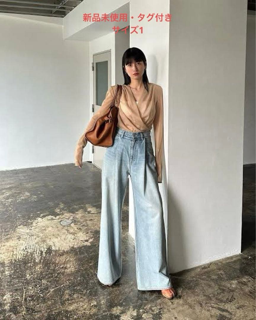 【新品未使用】 広瀬すず×CLANE デニム アイスブルー サイズ1