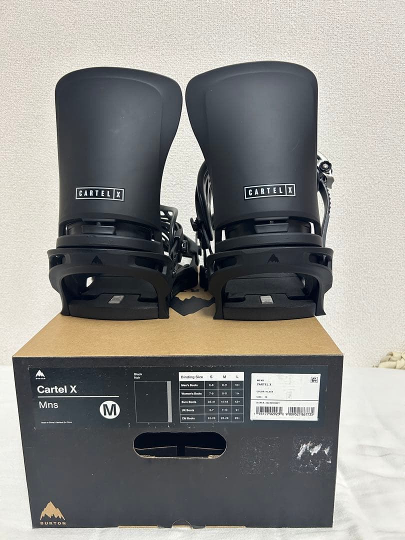 【新品未使用】burton cartel x re:flex m