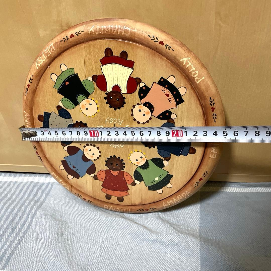 トールペイント 25㎝ プレート ハンドメイド - メルカリ