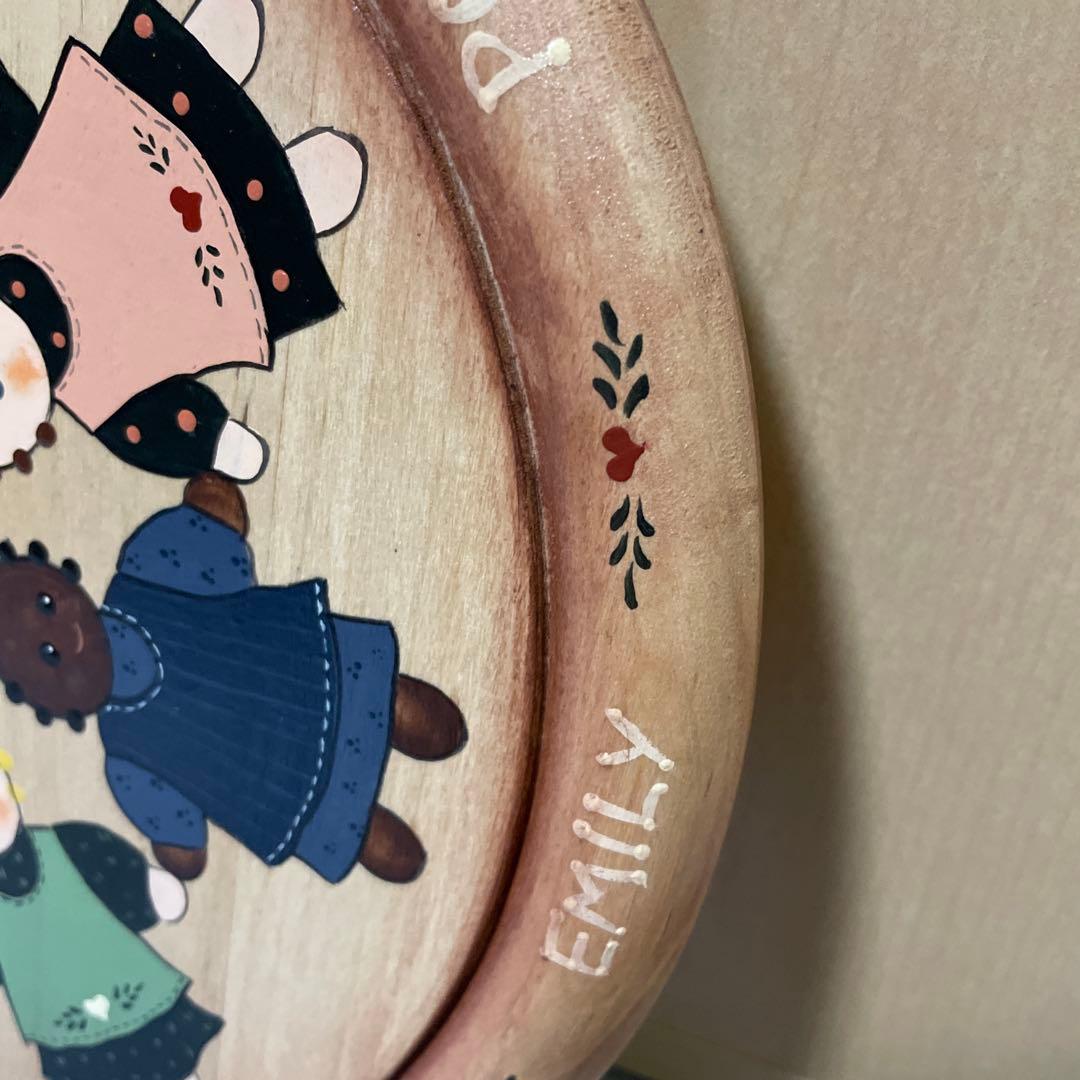 トールペイント 25㎝ プレート ハンドメイド - メルカリ