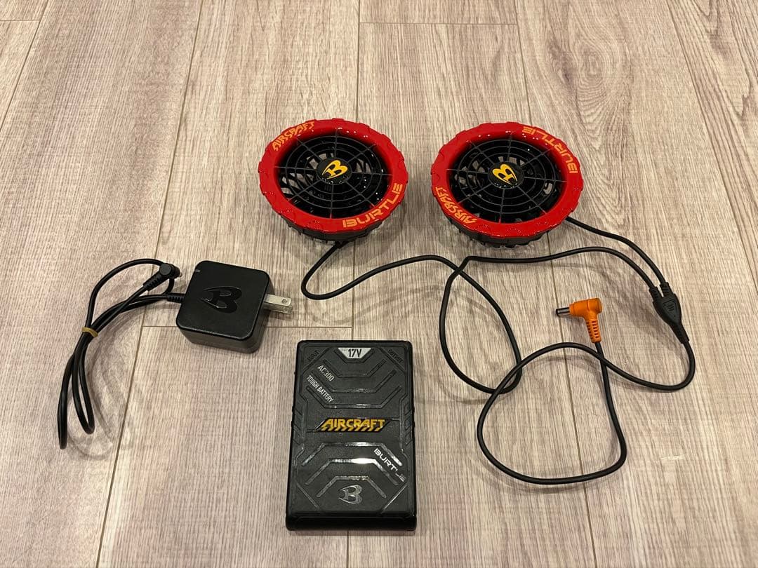 バートル　ファン、バッテリーセット17V ファン新品