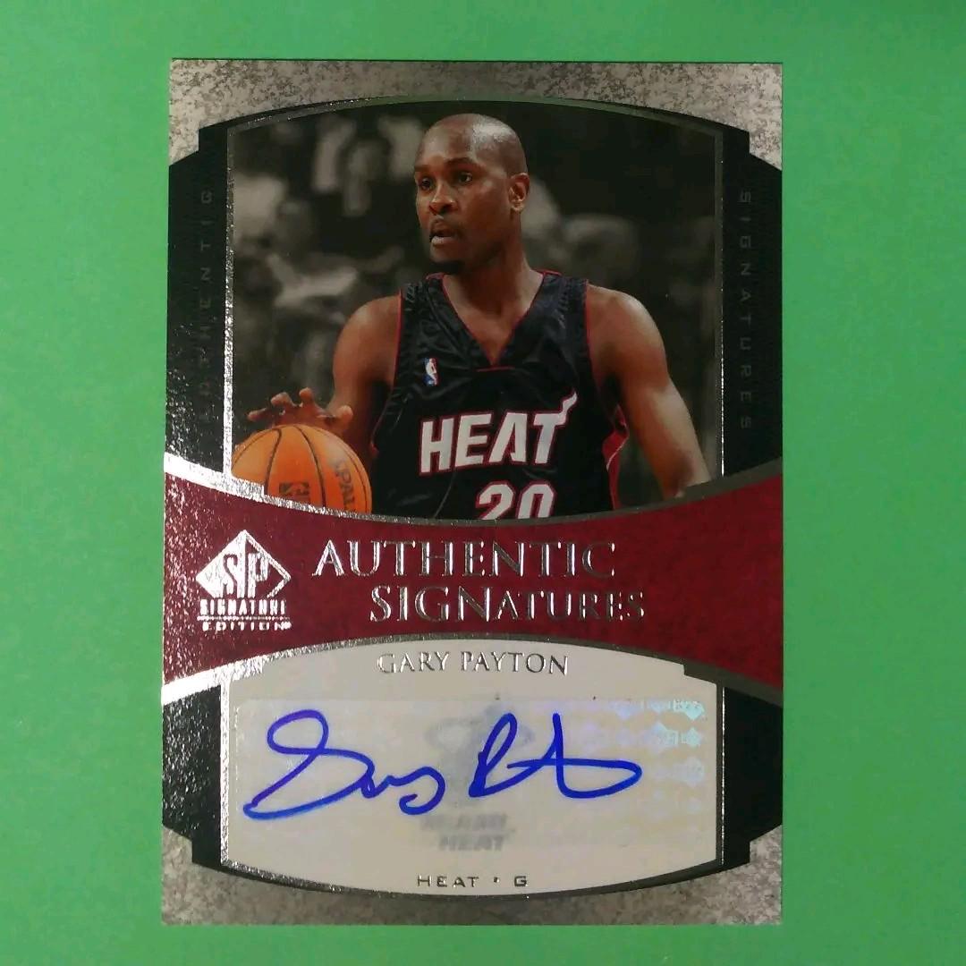 GARY PAYTION ゲイリー ペイトン 直筆サインカード AUTO NBA - メルカリ