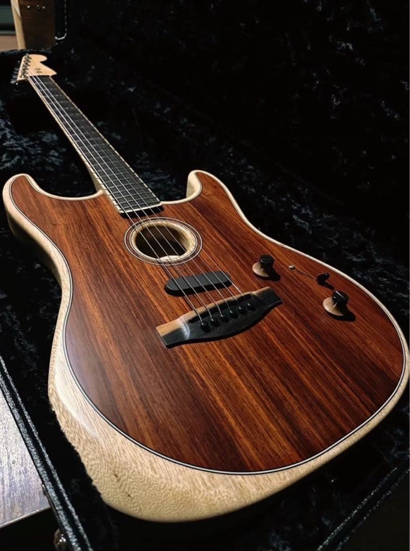 ギター Fender American Acoustasonic Cocobolo