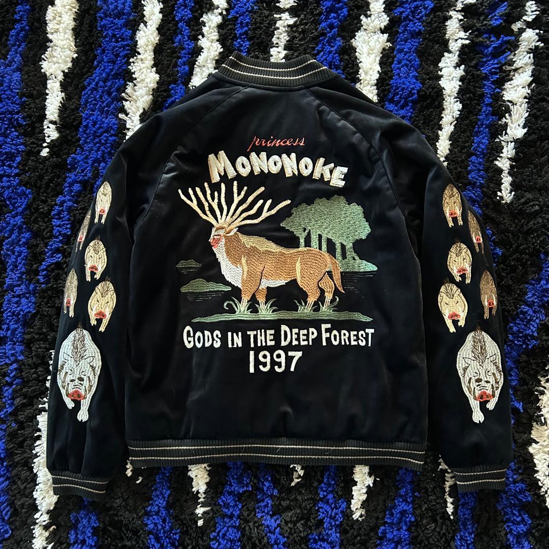 ジブリ公式 もののけ姫 別珍スカジャン Mサイズ