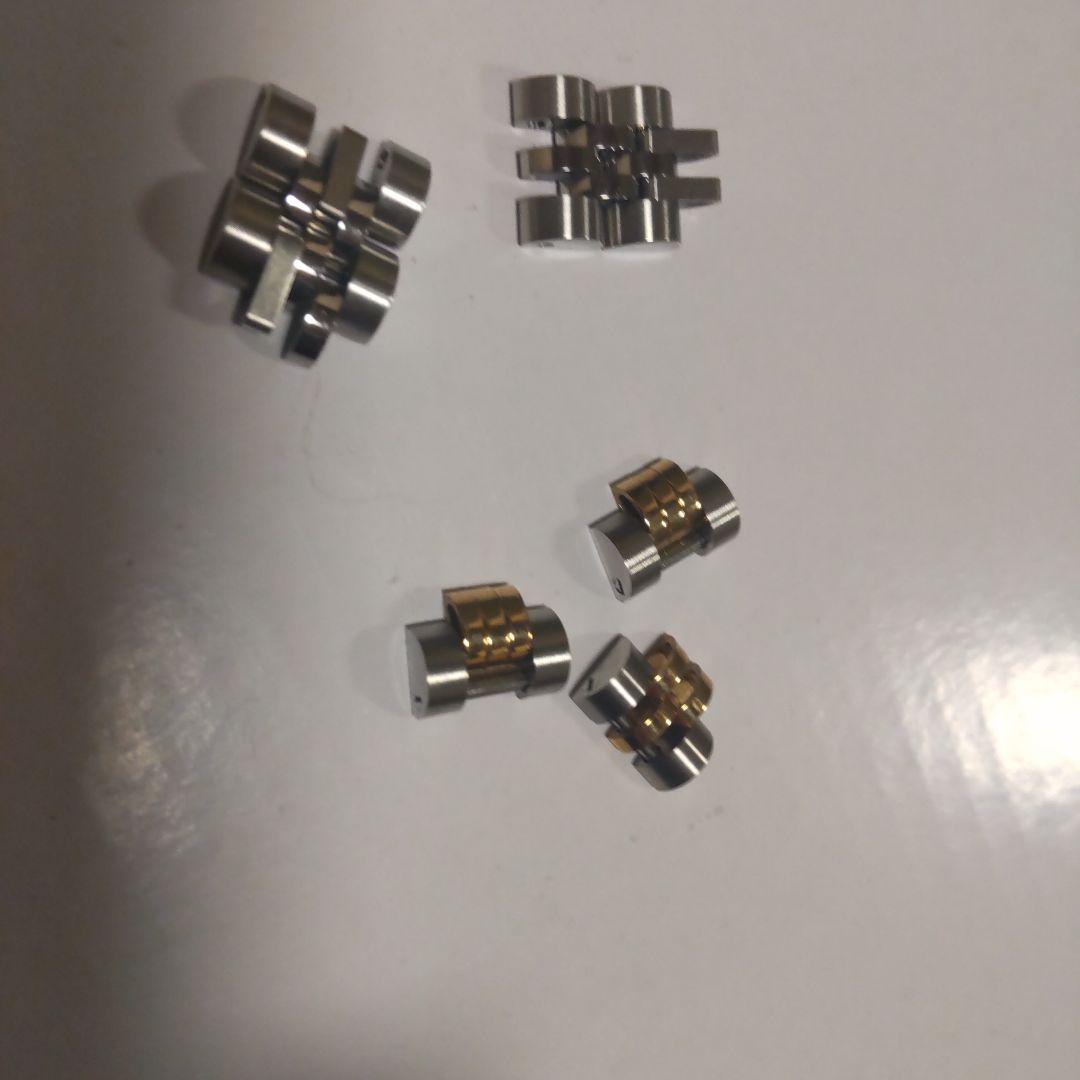 ロレックス✕純正レディース、コマ ロレックス コマ ROLEX 希少 純正パーツ YG/SS ブレス コンビ 約14mm