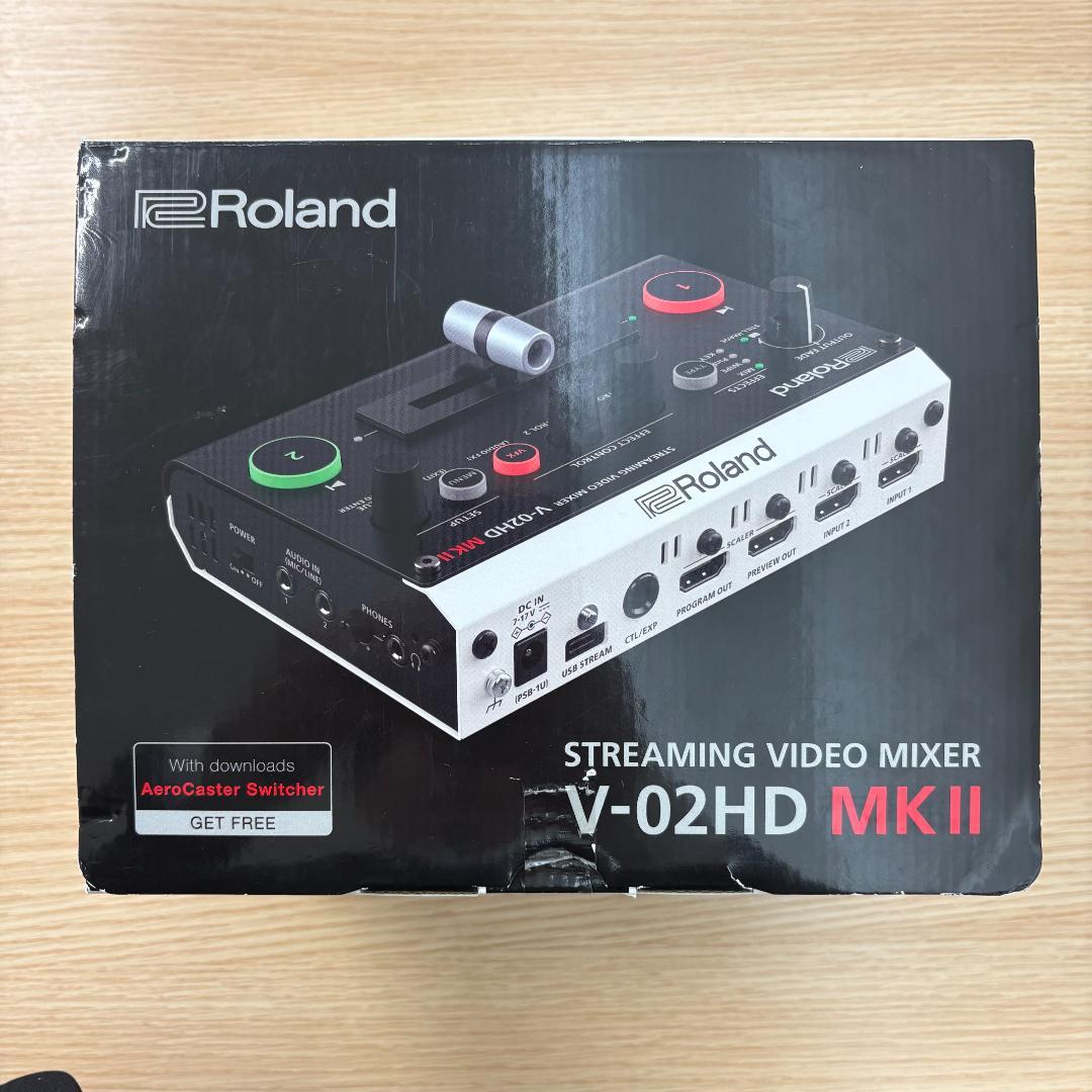 《極美品》Roland V-02HD MK II ストリーミングビデオミキサー