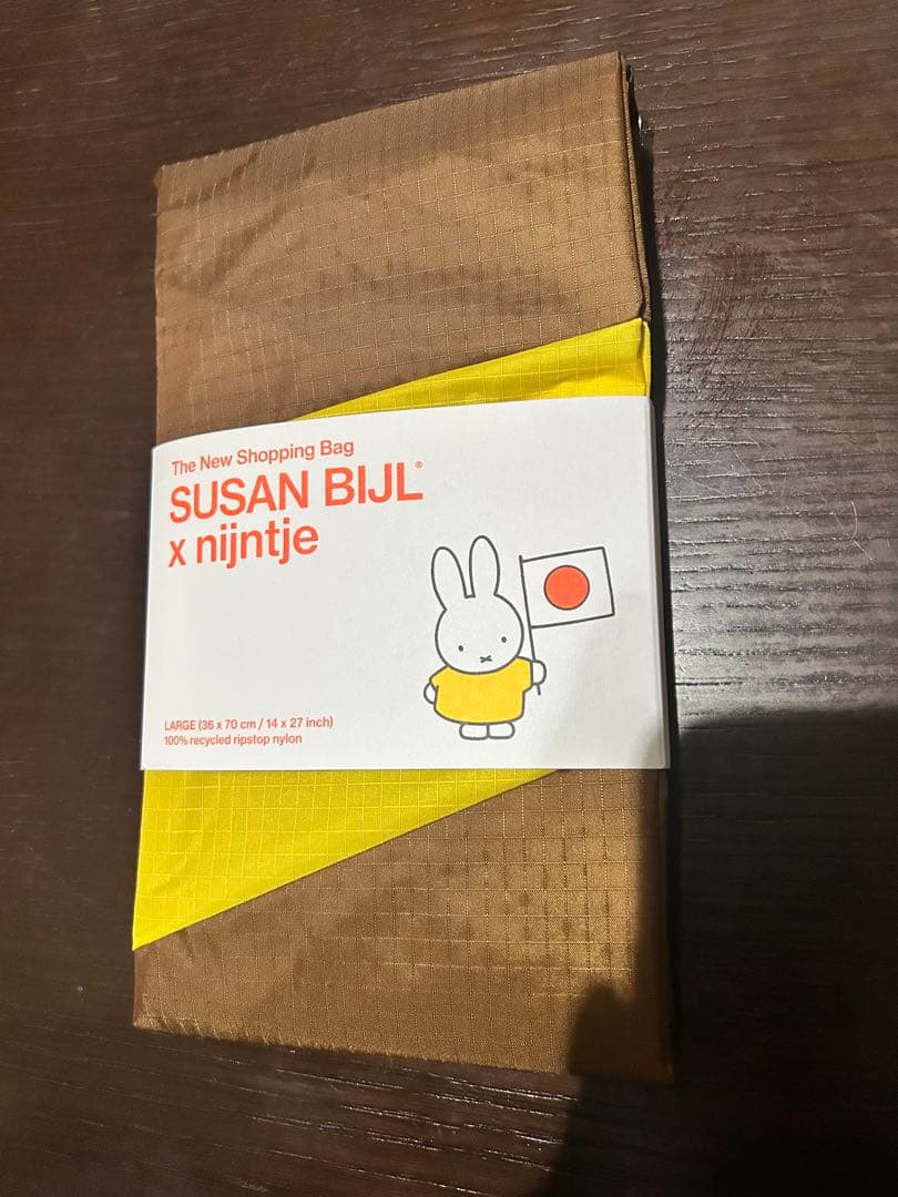 スーザンベル　ミッフィー ナインチェ柄　万博限定　エコバッグ　Lサイズ
